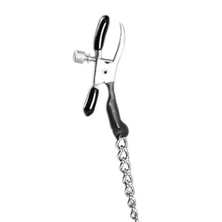 FFS Alligator Adjustable Pressure Nipple Clamps with Metal Chain 43cm