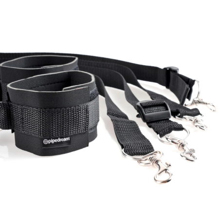 FFS Cuff & Tether Set Black - Adjustable Restraint System