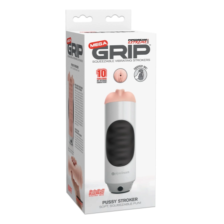 Pipedream Mega Grip Vibrating Intimate Machine, 23.7 cm, Black