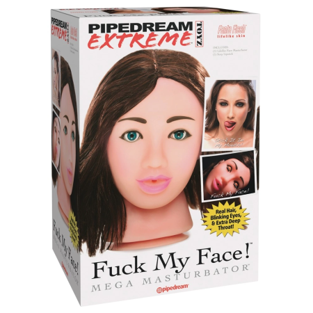 Pipedream Fetish Fantasy Face Model Intimate Machine with Suction Cup TPR