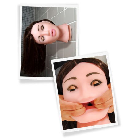 Pipedream Fetish Fantasy Face Model Intimate Machine with Suction Cup TPR