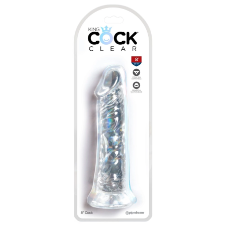 King Cock Model 8 Intimate System with Suction Cup 21.8 cm TPE Beige