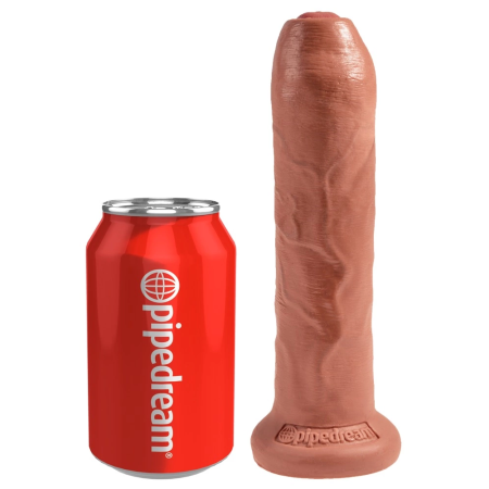 Pipedream King Cock 7" Uncut Tan Intimate Model with Suction Base PVC