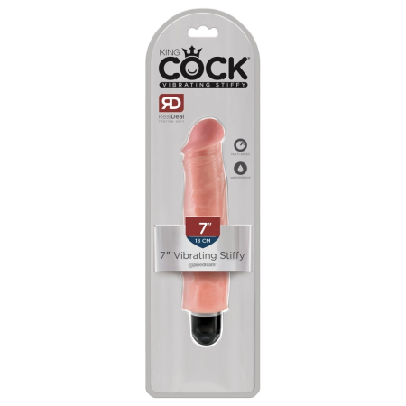 Pipedream King Cock 7" Vibrating Model Light Waterproof PVC 22cm