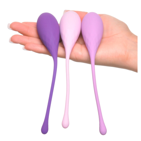 Fetish Fantasy FFH Kegel Train-Her Set Silicone Pelvic Training Balls 3pcs