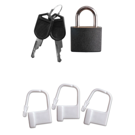 Advanced Fetish Essentials Silicone & Steel Intimate Restraint System 12.7cm