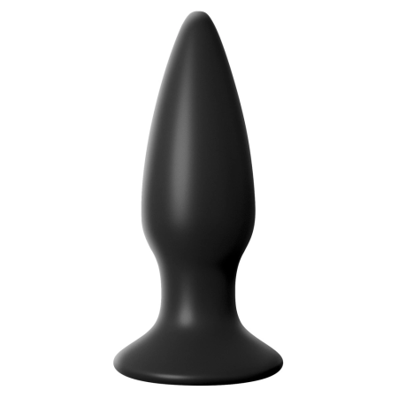 AF Essentials Small Black Intimate Plug 7-Mode Silicone Rechargeable 11.5cm
