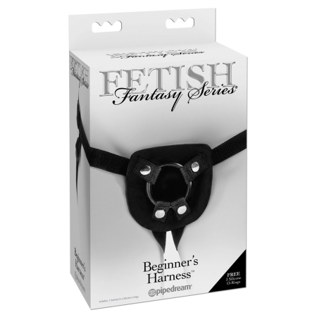 FFS Beginner's Harness Black - Adjustable Strap System, 3 O-Rings