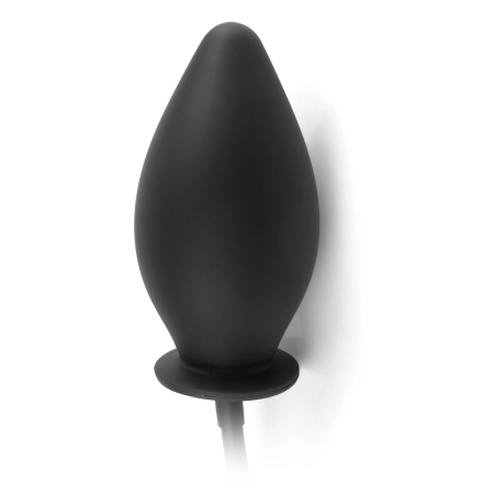 AFC Inflatable Silicone Plug - Adjustable Size, Black, 10.8 cm