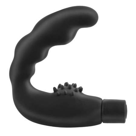 AFC Vibrating Reach Around Black - Prostate Massager, Waterproof, 10.9 cm