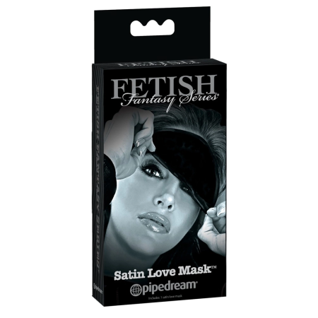 FFSLE Satin Eye Cover Black - Soft Adjustable Sensory Mask