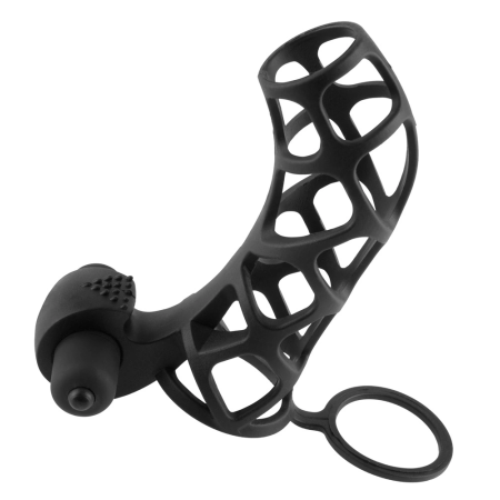 Fantasy X-tensions Extreme Silicone Power Cage with Mini Vibrator 12cm