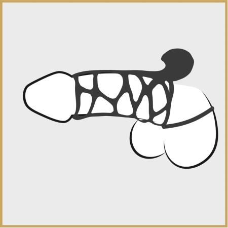 Fantasy X-tensions Extreme Silicone Power Cage with Mini Vibrator 12cm