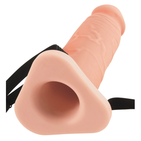 Fetish Fantasy FX 20 cm Silicone Hollow Extension Adjustable Harness