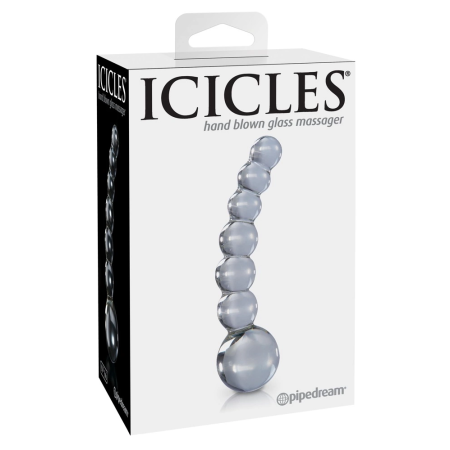 Pipedream Icicles No. 66 Glass Massage Tool Transparent 12cm