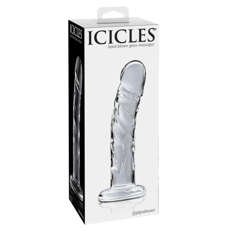Pipedream Icicles No. 62 Transparent Glass Massage Tool 18cm