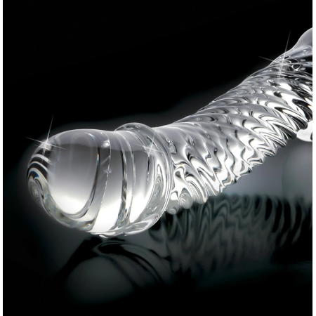 Pipedream Icicles No. 61 Glass Intimate Massage Tool 16.5cm Transparent