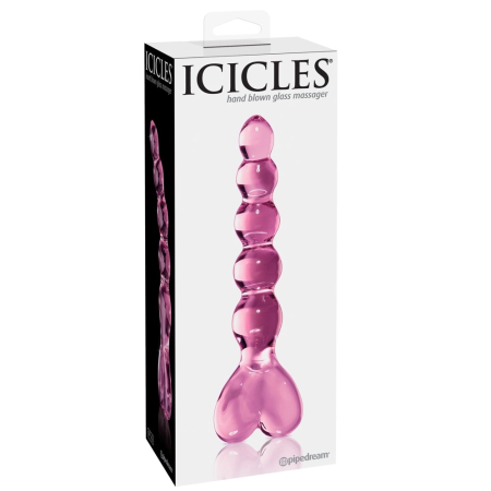 Pipedream Icicles No. 43 Pink Glass Massage Wand 20 cm