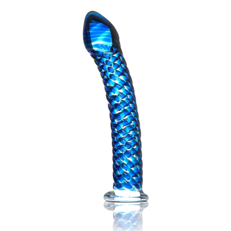 Pipedream Icicles No. 29 Blue Glass Intimate Massager 19 cm