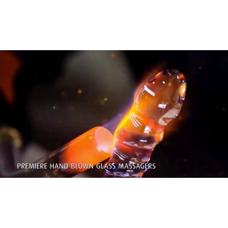 Pipedream Icicles No. 25 Glass Massage Plug 9 cm Transparent