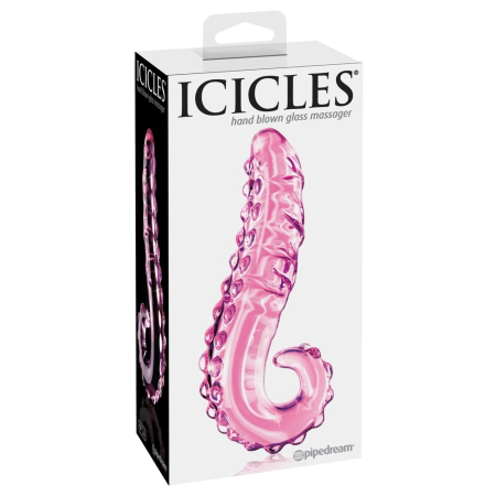 Pipedream Icicles No. 24 Pink Glass Intimate Massager 15.5 cm