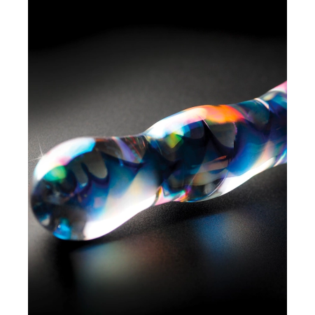 Pipedream Icicles No. 8 Glass Intimate Massager Clear/Blue 17.5cm