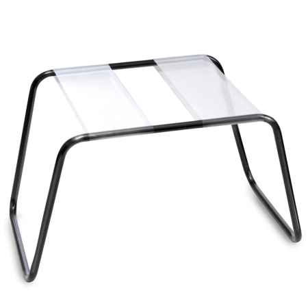 FFS The Incredible Positioning Stool Transparent 60x38x43 cm Max 135 kg