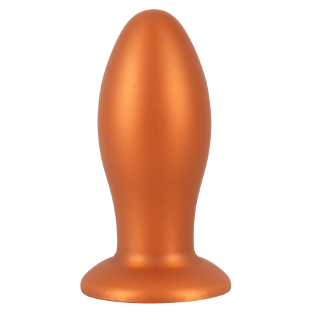 ANOS Soft XL Cone-Shaped Intimate Plug with Suction Base 16 cm Black