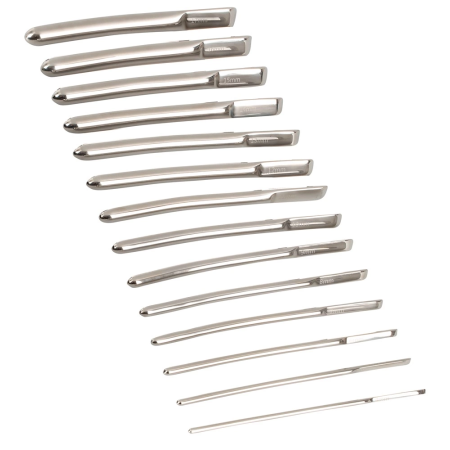 Penisplug Stainless Steel 14-Piece Urethral Expander Set with Case