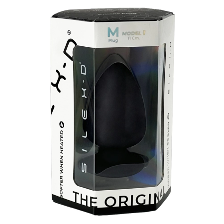 SilexD Premium Silicone Plug M - Flexible Memory Silicone, 11 cm