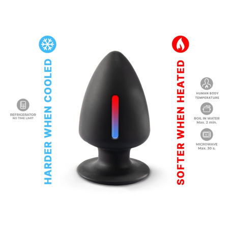 SilexD Premium Silicone Plug M - Flexible Memory Silicone, 11 cm