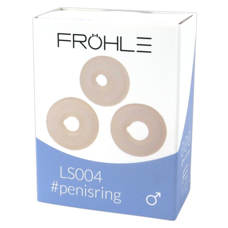 FROHLE LS004 Set of 3 Intimate Support Rings, 16/21/26 mm, TPE