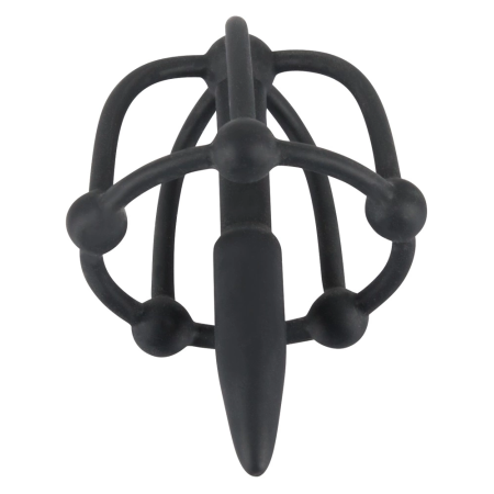 You2Toys Soft Silicone Dilator with Flexible Glans Cage 5.7cm