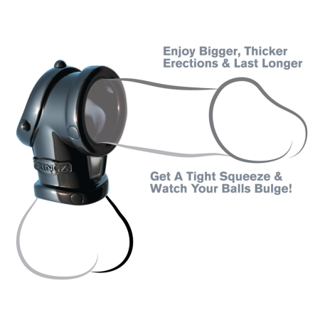 XR Brands Master Series Intimate Ring System with Testicle Support TPR 8.3cm