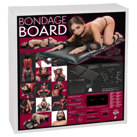 You2Toys Bondage Board Set - Foldable System with Accessories, Black, 120 cm