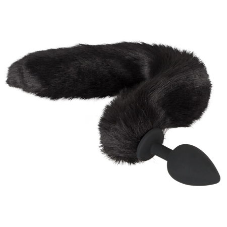Bad Kitty Pet Play Set - Intimate Tail Plug & Cat Ears Headband, Black