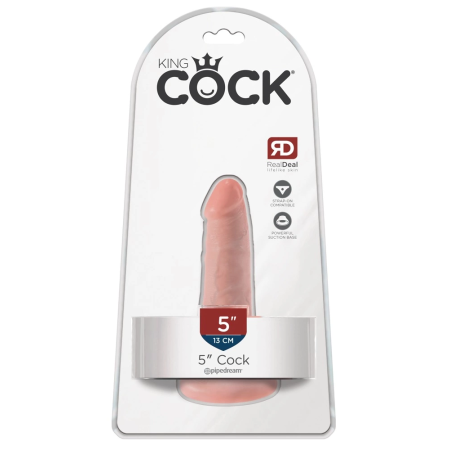 Pipedream King Cock 5" Intimate Device Flesh Color, 14 cm PVC