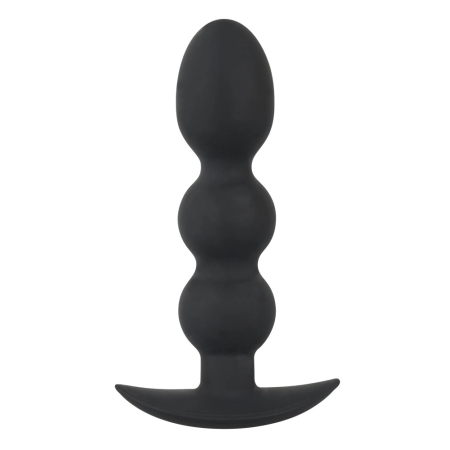 Black Velvets Intimate Beads 145g Silicone Soft Touch Black 13.3cm