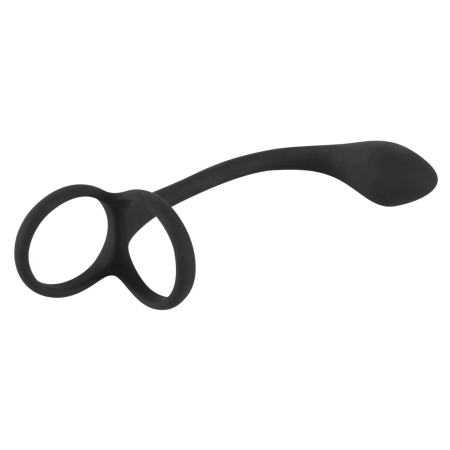 Black Velvets Advanced 3-in-1 Silicone Intimate System 22.5 cm Black