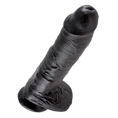 Pipedream King Cock 10" Intimate Model with Suction Cup Black PVC