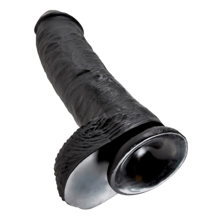 Pipedream King Cock 10" Intimate Model with Suction Cup Black PVC