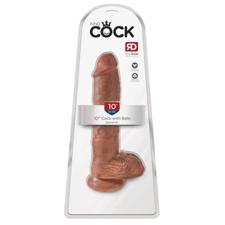 Pipedream King Cock 10 Inch Intimate Machine with Suction Cup Tan