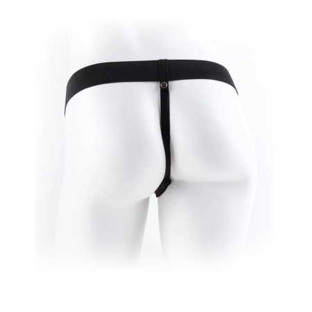 Fetish Fantasy Series 9-Inch Hollow Intimate Extension Harness Black