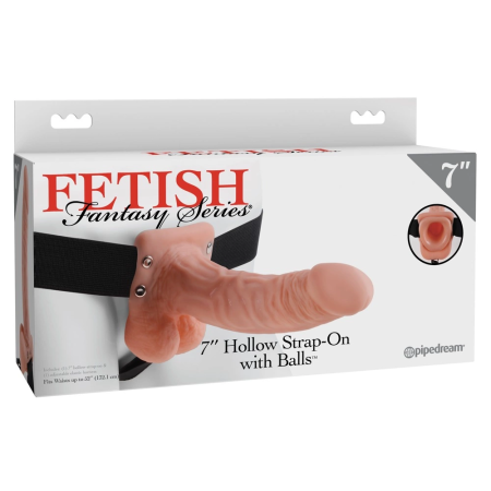 Fetish Fantasy Series 7'' Hollow Intimate Extension System, Black