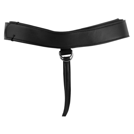 King Cock 8" Strap-On System with Removable Anatomical Model, Black