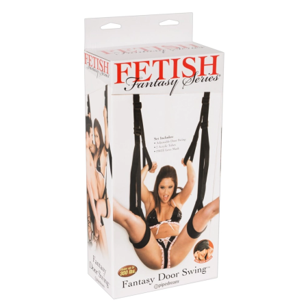 FANTASY Door Swing Black Adjustable System with Eye Mask, Max 120kg