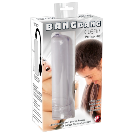 Bang Bang Transparent Vacuum Trainer 20.2 cm Adjustable Cylinder