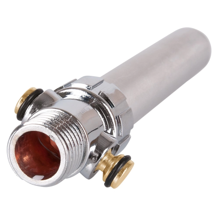 Total Splash Aluminium Intimate Cleansing System 15.5 cm Silver