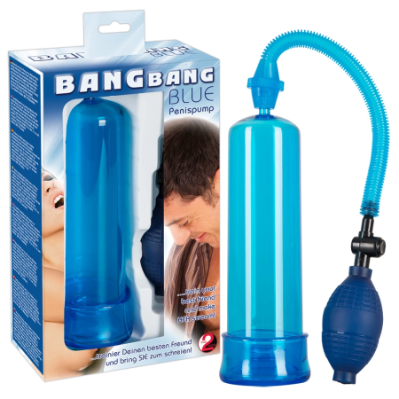 Bang Bang Blue Vacuum Enhancement Device 20.2 cm, Transparent Cylinder