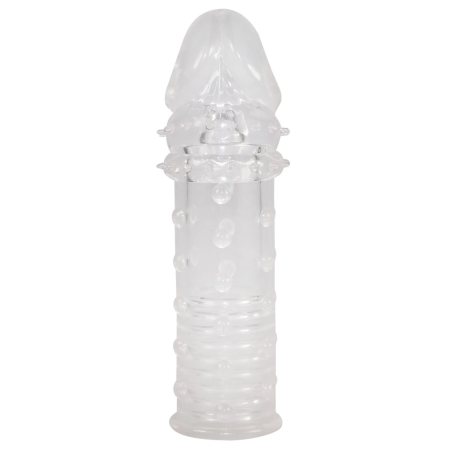 Adonis Extension Transparent Intimate Sleeve, 16 cm, TPE Material